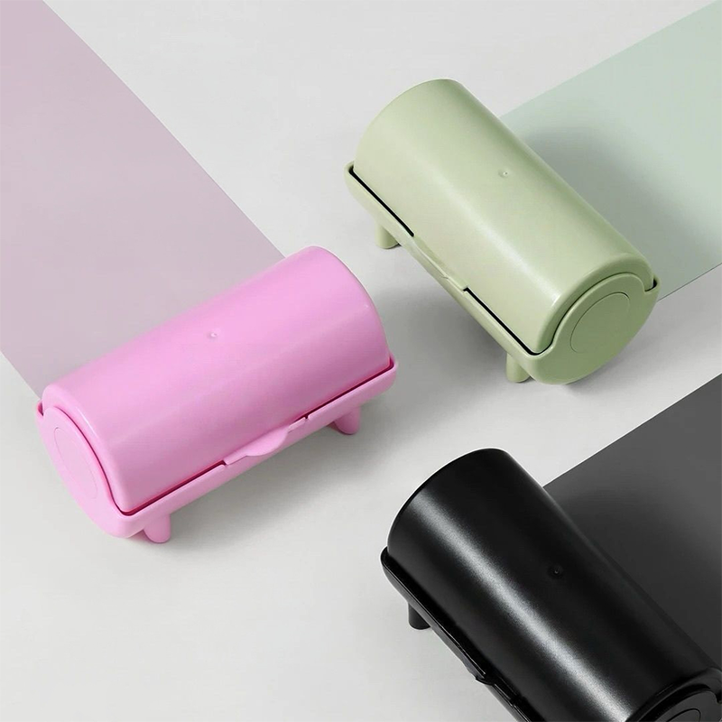 Nail Stamper Cleaner Roll - Adhesive Paper Stickers with Case for Stamping Gel Polish Removal, Lint Roll Cleaning Sheets, Nail Stamper Accessories Manicure Salon Supplies
