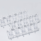 2pcs Acrylic Nail Stands -  False Nails Holder for Beginner Professional Painting Nails Practices Nail Art Kit Accessories, Clear