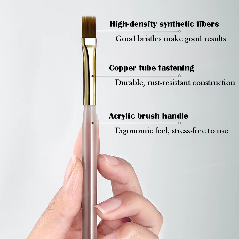 Ombre Nail Brush - Gradient Blending Nail Art Design Tool for Beginners and Professionals, DIY Home Use