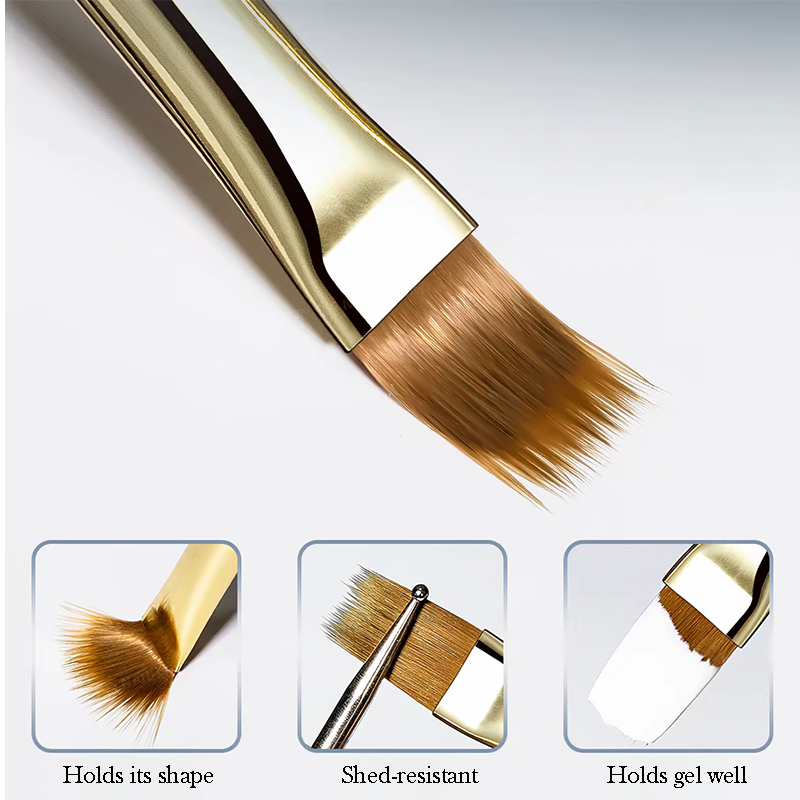 Ombre Nail Brush - Gradient Blending Nail Art Design Tool for Beginners and Professionals, DIY Home Use