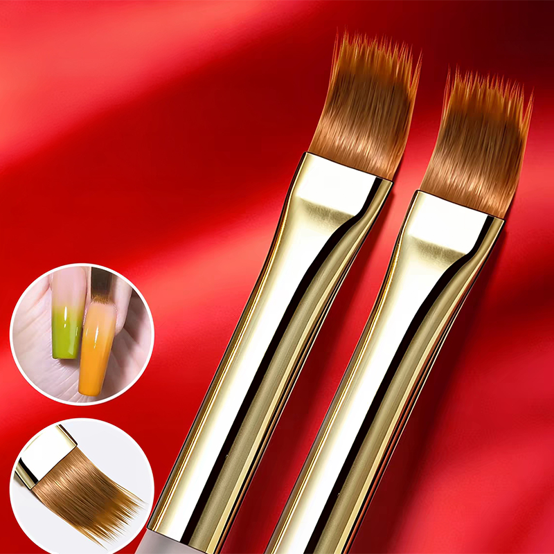 Ombre Nail Brush - Gradient Blending Nail Art Design Tool for Beginners and Professionals, DIY Home Use