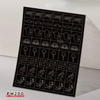 Animals Pets Nail Stencils Stickers for Nail Art Hollow Nail Guides Decals Templates Supplies