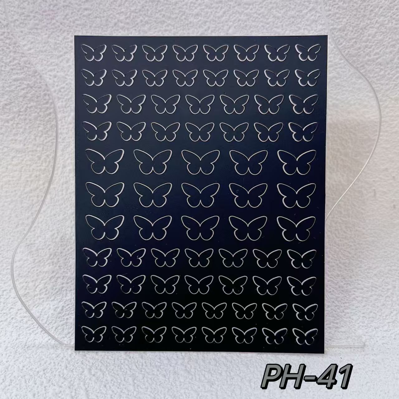 Butterfly Nail Stencils Stickers for Nail Art Hollow Nail Guides Decals Templates Supplies