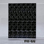 Animals Pets Nail Stencils Stickers for Nail Art Hollow Nail Guides Decals Templates Supplies