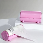 Nail Stamper Cleaner Roll - Adhesive Paper Stickers with Case for Stamping Gel Polish Removal, Lint Roll Cleaning Sheets, Nail Stamper Accessories Manicure Salon Supplies