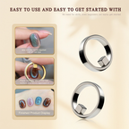 Ring Nail Magnet for Beginner Professional - Oval Effect Cat Eye Magnet Tool for Nail Art