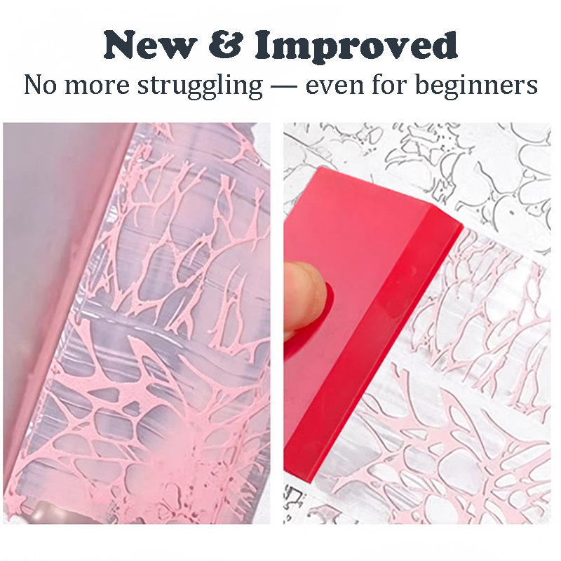 Scraper - Stamping Nail Art Design Tool for Beginners and Professionals, DIY Home Use