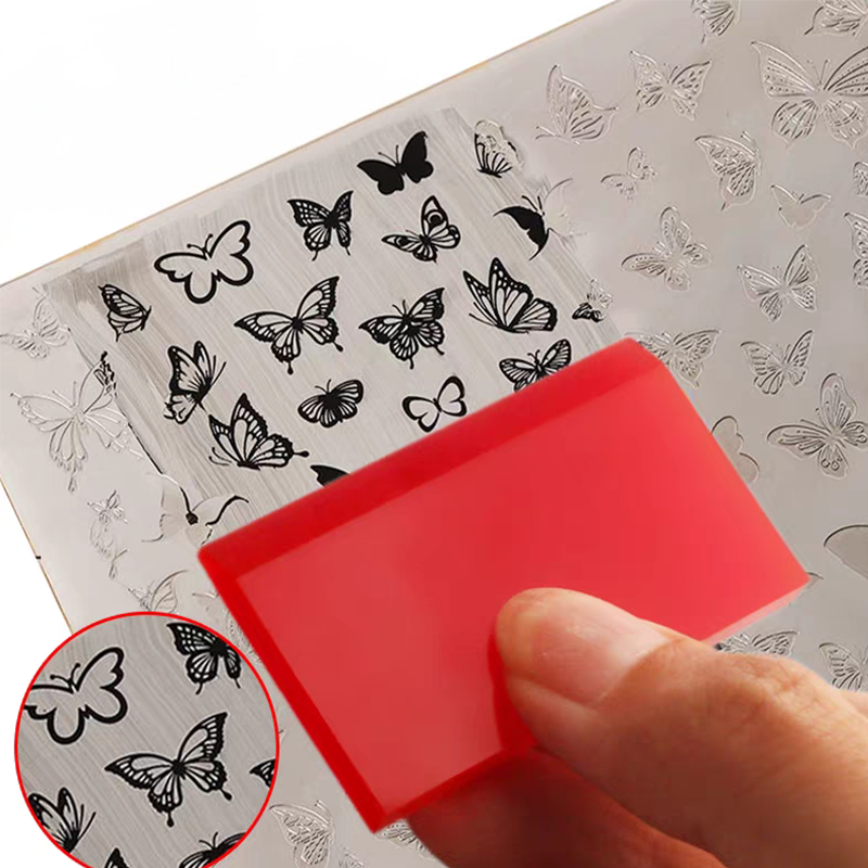 Scraper - Stamping Nail Art Design Tool for Beginners and Professionals, DIY Home Use