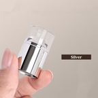 Mini Stamper for Beginner Professional - Low Tack Low Elastic Silicone Head with Cap, No Misplacement for Stamping DIY