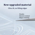 French Guide Stickers - Oval Round French Tip Classic Style for Short Medium Long Nail Length Self-adhesive Reusable Gel Airbrush Nail Stencils Decals Templates Supplies Vinyl for beginners easy DIY Manicure