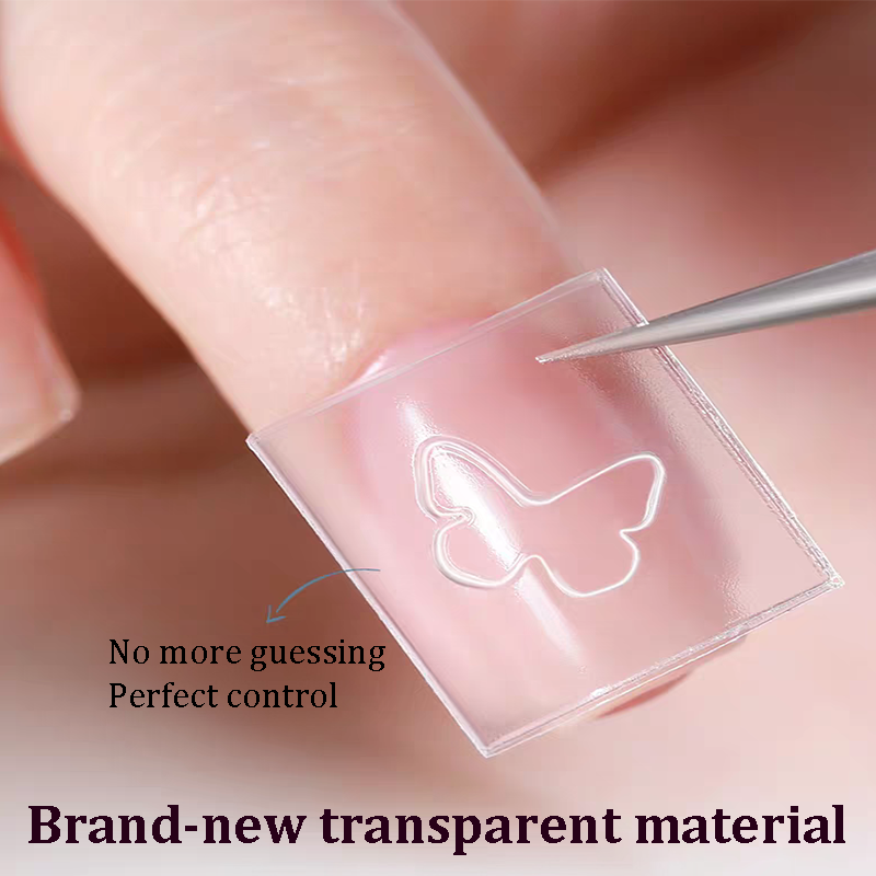 French Guide Stickers - Oval Round French Tip Classic Style for Short Medium Long Nail Length Self-adhesive Reusable Gel Airbrush Nail Stencils Decals Templates Supplies Vinyl for beginners easy DIY Manicure