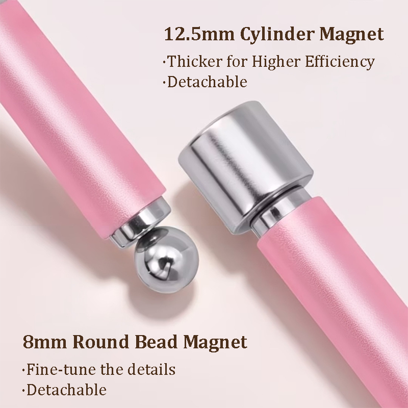 3 in 1 Nail Magnet for Beginner Professional - Cat-Eye Magnet Wand Tool for Nail Art