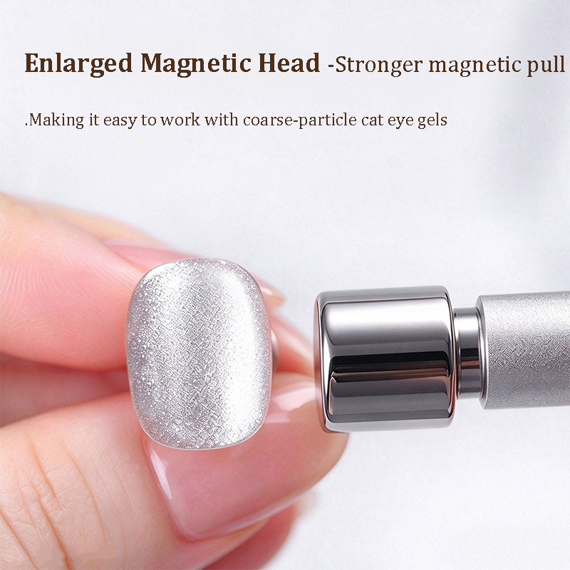 3 in 1 Nail Magnet for Beginner Professional - Cat-Eye Magnet Wand Tool for Nail Art