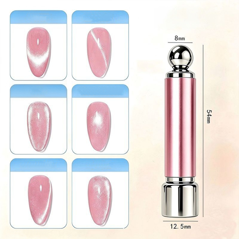 3 in 1 Nail Magnet for Beginner Professional - Cat-Eye Magnet Wand Tool for Nail Art