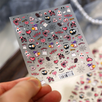 Halloween Ultra-thin Self-Adhesive Stickers - Creepy Cute Spooky Kawaii Decals for Nail Art Decoration