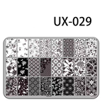 Floral Stamping Plate - Camellia Gardenia Orchid Iris Cute-style Nail Art for DIY Manicure Salon Design Supplies Tools