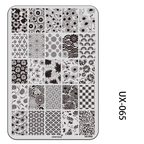 Floral Stamping Plate - Camellia Gardenia Orchid Iris Cute-style Nail Art for DIY Manicure Salon Design Supplies Tools