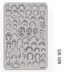 Plant Stamping Plate - Bamboo Monstera Cute Realistic style Nail Art for DIY Manicure Salon Design Supplies Tools