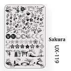 Floral Stamping Plate - Camellia Gardenia Orchid Iris Cute-style Nail Art for DIY Manicure Salon Design Supplies Tools