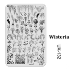 Floral Stamping Plate - Camellia Gardenia Orchid Iris Cute-style Nail Art for DIY Manicure Salon Design Supplies Tools