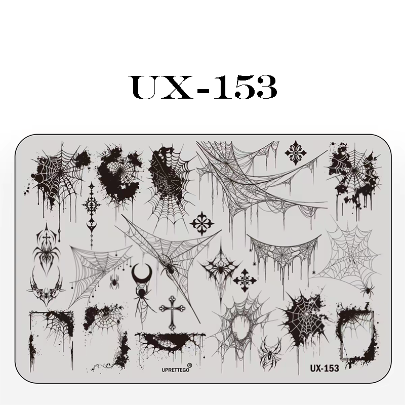 Halloween Stamping Plate -Halloween pattern collection Nail Art for DIY Manicure Salon Design Supplies Tools
