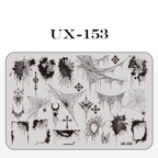 Halloween Stamping Plate -Halloween pattern collection Nail Art for DIY Manicure Salon Design Supplies Tools