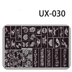 Floral Stamping Plate - Camellia Gardenia Orchid Iris Cute-style Nail Art for DIY Manicure Salon Design Supplies Tools