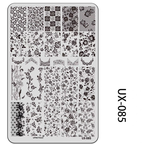 Floral Stamping Plate - Camellia Gardenia Orchid Iris Cute-style Nail Art for DIY Manicure Salon Design Supplies Tools