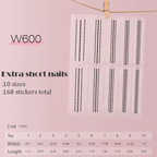 French Tips Stencils - French Tips Guide stickers Self-adhesive Reusable Gel Airbrush Nail Decals Templates Supplies Vinyl for beginners easy DIY Manicure