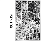 Halloween Stamping Plate -Halloween pattern collection Nail Art for DIY Manicure Salon Design Supplies Tools