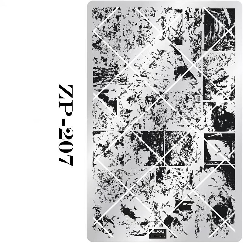 Background Stamping Plate - Gothic-style Background Nail Art for DIY Manicure Salon Design Supplies Tools