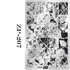 Background Stamping Plate - Gothic-style Background Nail Art for DIY Manicure Salon Design Supplies Tools