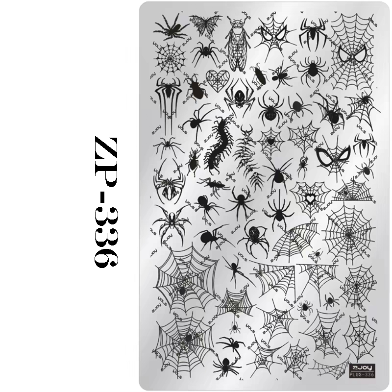 Halloween Stamping Plate -Halloween pattern collection Nail Art for DIY Manicure Salon Design Supplies Tools