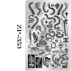 Halloween Stamping Plate -Halloween pattern collection Nail Art for DIY Manicure Salon Design Supplies Tools