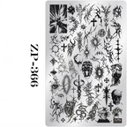 Halloween Stamping Plate -Halloween pattern collection Nail Art for DIY Manicure Salon Design Supplies Tools