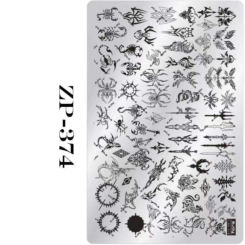 Halloween Stamping Plate -Halloween pattern collection Nail Art for DIY Manicure Salon Design Supplies Tools