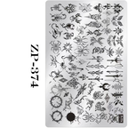Halloween Stamping Plate -Halloween pattern collection Nail Art for DIY Manicure Salon Design Supplies Tools