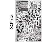 Halloween Stamping Plate -Halloween pattern collection Nail Art for DIY Manicure Salon Design Supplies Tools