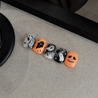 Halloween Nail Stencils Stickers for Skull Pumpkin Bat Ghost Nail Art Hollow Guides Decals Templates Supplies