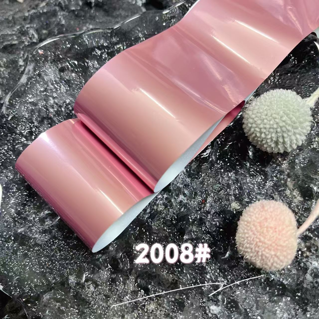 Macaron Metallic Foil Transfer - Nail Art Decals for DIY Decorations Supplies Design