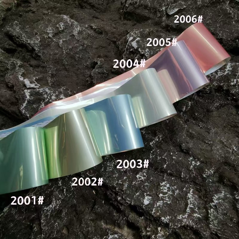 Macaron Metallic Foil Transfer - Nail Art Decals for DIY Decorations Supplies Design