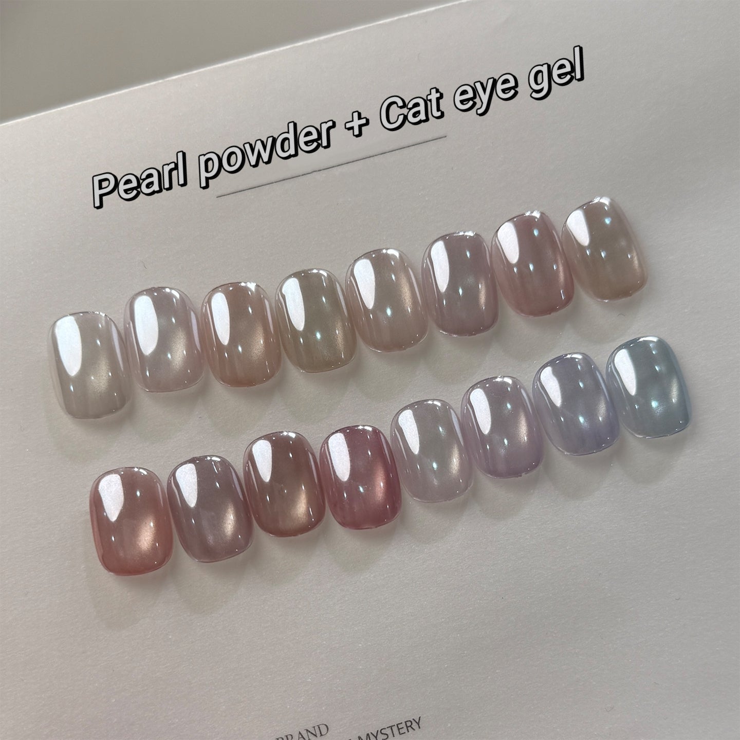 White Pearl Chrome Powder - Aurora Mermaid Chrome Nail Powder Magic Clear Pearlescent Mirror Effect Holographic Nail Glitter White Shimmer Glitter Pigment Dust for Nails Art Design