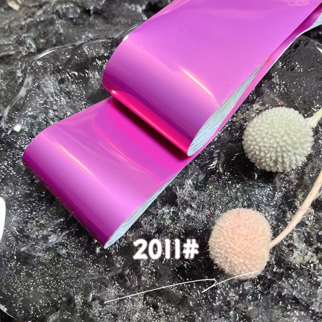 Macaron Metallic Foil Transfer - Nail Art Decals for DIY Decorations Supplies Design