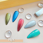 5 Colors Cat Eye Gel Nail Polish Nyx Gem Set with 2 Pcs Magnet