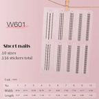 French Tips Stencils - French Tips Guide stickers Self-adhesive Reusable Gel Airbrush Nail Decals Templates Supplies Vinyl for beginners easy DIY Manicure